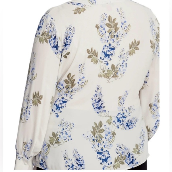 NWT VINCE CAMUTO WEEPING WILLOWS FLORAL TOP - Picture 3 of 10